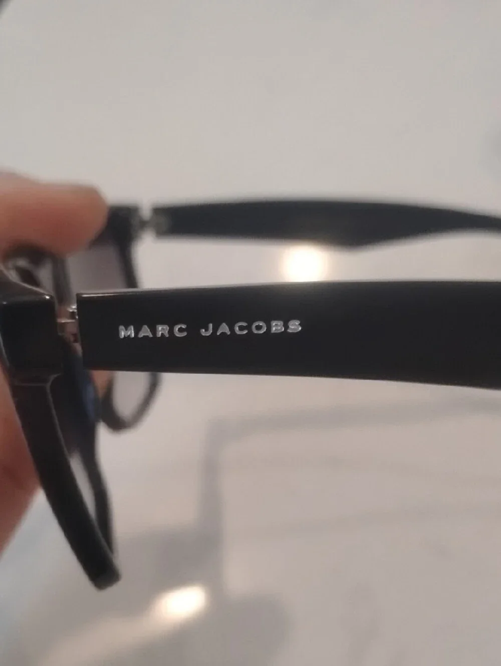 Marc Jacobs Black Gradient Square Sunglasses